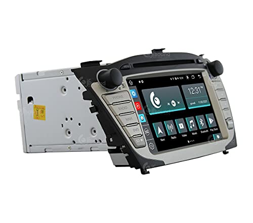 Autorradio de Ajuste Personalizado para Hyundai IX35 Android GPS Bluetooth WiFi Dab USB Pantalla táctil Full HD 7" procesador de 8 núcleos y comandos de Voz