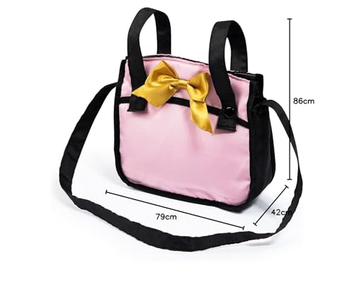 Bayer Design 18490Aa, Cochecito de Muñecas, Carro Neo Vario, Combolsa, Convertible, Plegable, Ajustable, Rosa, Oro, Color