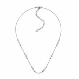 Emporio Armani Collar de plata de ley con cierre de langosta para mujer
