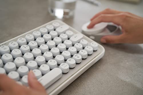 Rapoo Ralemo Pre 5 clavier USB + Bluetooth Allemand Blanc