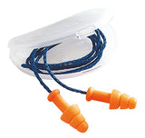 HOWARD LEIGHT tapones para los oídos Smartfit | 30 dB | naranja |con cordón | en una caja de almacenamiento práctica
