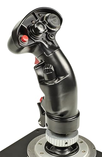 Thrustmaster F/A-18C Hornet HOTAS Add-On Grip - versátil réplica de palanca de flight stick de avión para PC