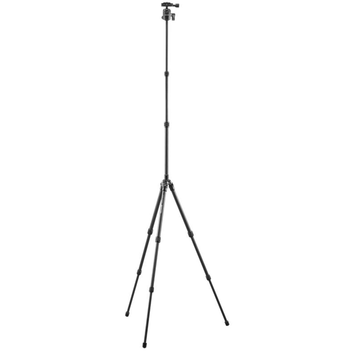 Trípode de viaje Cullmann Carvao 816TC en carbono (altura máxima de extensión 137 cm, tamaño de la caja 38 cm, peso 500 g)