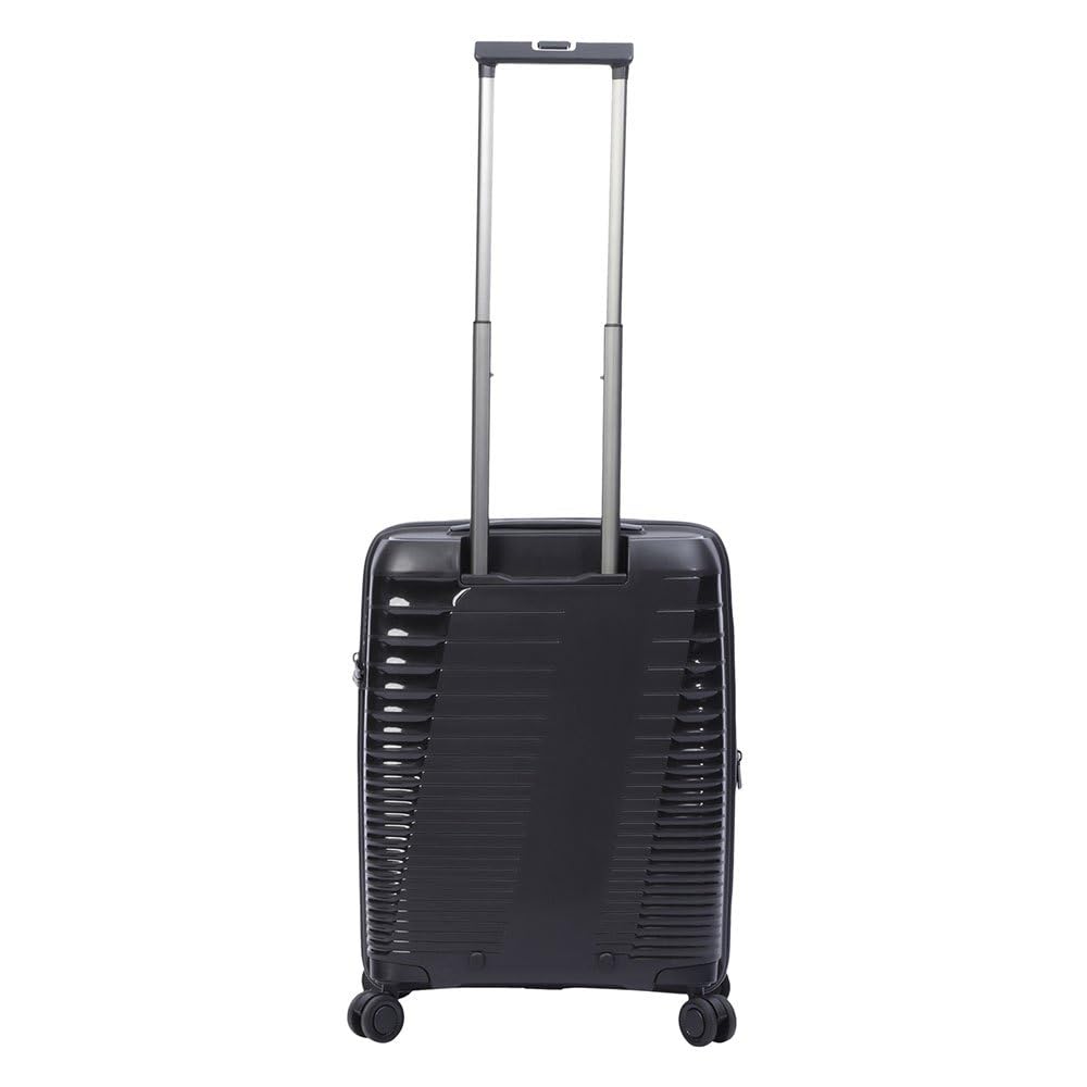 TOTTO - Maleta Trolley Cabina, Modelo Traveler, 39 x 55.5 x 26.5 cm, Capacidad 48L, Rígida y Expandible, Ruedas 360º, Manija Telescópica, Correas Internas, Candado TSA, Color Negro