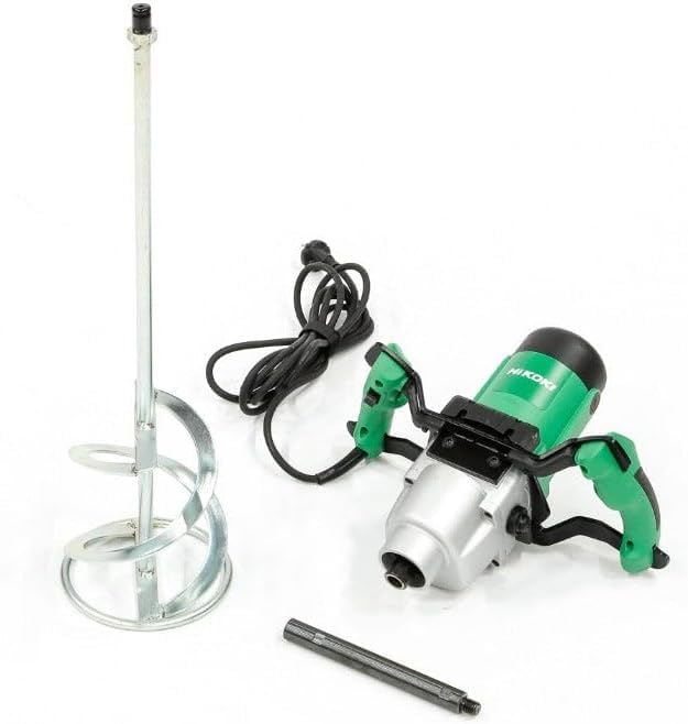 HiKOKI Mezclador - 1600 W, 160 mm capacidad de mezcla - Velocidad variable, construcción robusta, protección contra sobrecargas - Ideal para materiales pesados