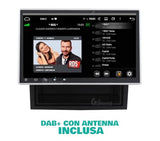 Radio de Coche para Fiat Ducato 250 Android GPS Bluetooth WiFi USB Dab+ Touchscreen 10" 8core Carplay AndroidAuto