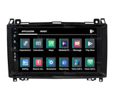 Radio de Coche para Mercedes classe A/B Android GPS Bluetooth WiFi USB Dab+ Touchscreen 9" 8core Carplay AndroidAuto