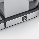 SEVERIN Máquina de café espresso Newspresa, máquina de portafiltro, bomba ULKA con 20 bares, boquilla espumadora de leche, depósito de agua de 1 L, para una o dos tazas, acero inox 1.350 W, KA 5997