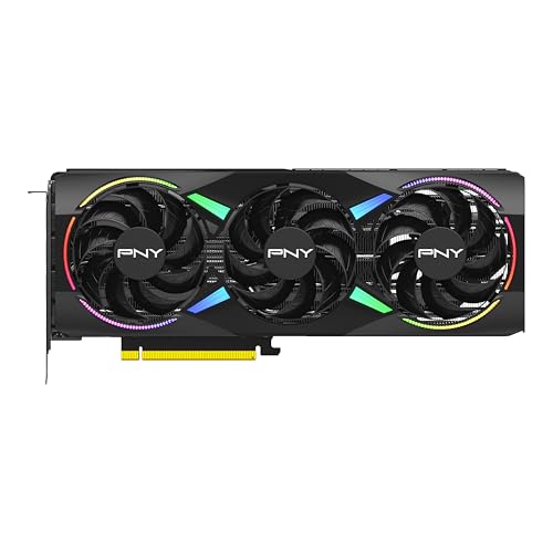 PNY Tarjeta Gráfica GeForce RTX™ 5070 12GB ARGB OC DLSS 4 Triple Ventilador