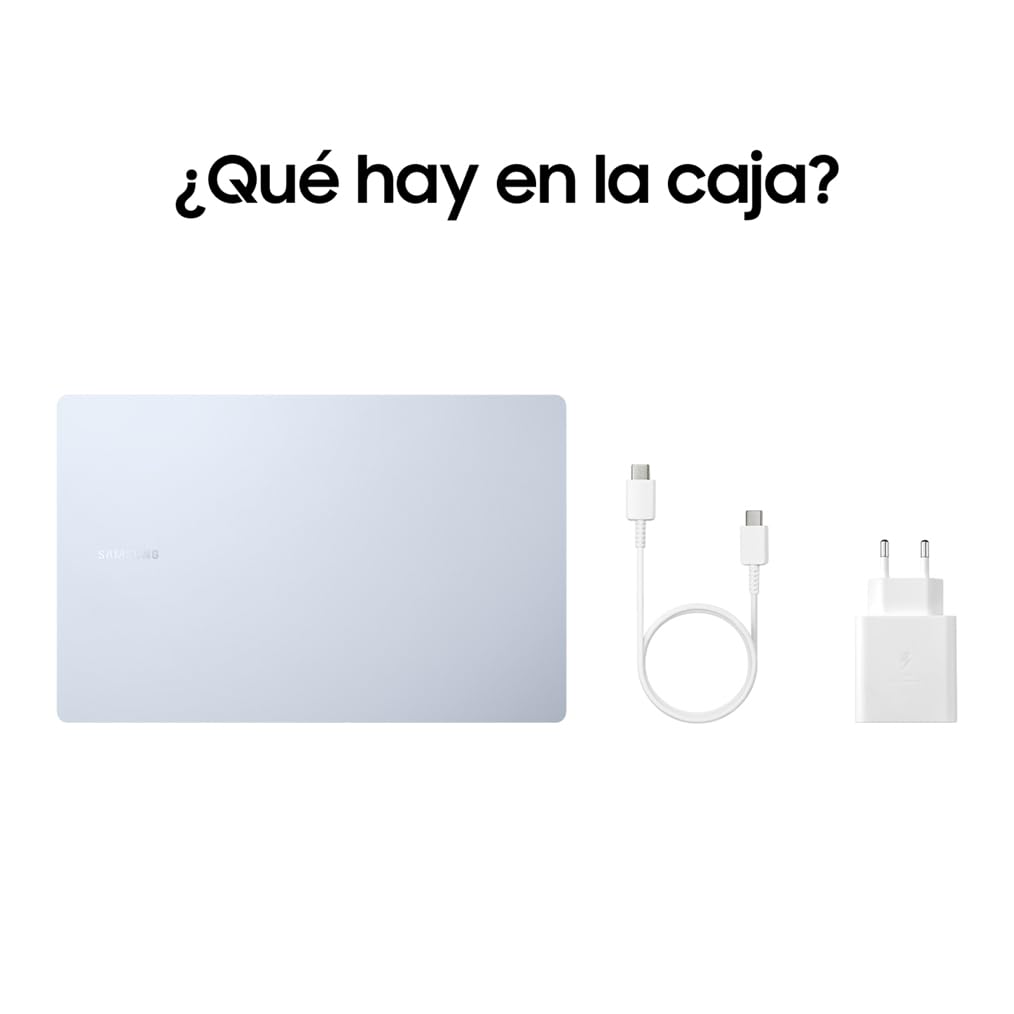 Samsung Galaxy Book4 Edge, Ordenador Portátil Galaxy AI, Pantalla 15.6", 16GB RAM, Procesador Snapdragon X Plus, Almacenamiento 256GB, PC Copilot+, Azul Zafiro, Teclado QWERTY Español