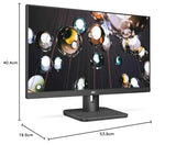 AOC 24E1Q Monitor 24 Pulgadas FHD, 60Hz, IPS, 5 ms GtG, Altavoces (1920x1080, 1x HDMI 1.4, 1x DP 1.2), Negro