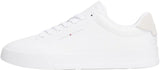 Tommy Hilfiger Court Sneaker Mujer Detail Essential de Piel, Blanco (White), 41