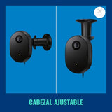 WiZ Cámara de Seguridad para Exteriores Vídeo Full HD, visión Nocturna IR, detección de Movimiento y Sonido, se Conecta a tu Wi-Fi, Control por Voz/App, Funciona con Google Home, Alexa y HomeKit.