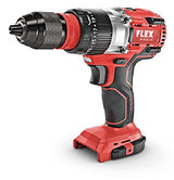 Flex 497444 Flex Pack - Juego de herramientas con taladro de percusión, martillo perforador combinado, sierra de calar (con 3 baterías de 18 V/5 Ah, luz LED, motor sin escobillas, herramientas