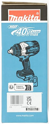 Makita XGT TW002GZ - Llave de impacto inalámbrica de 40 V, 1700 Nm, unidad de 1/2 pulgada, 1800 rpm