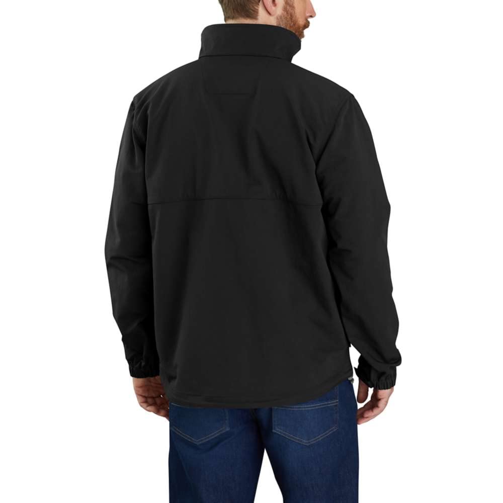 Carhartt Chaqueta de cuello alto Super Dux, ligera, de corte holgado, para hombre, negra, talla M
