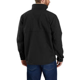 Carhartt Chaqueta de cuello alto Super Dux, ligera, de corte holgado, para hombre, negra, talla M
