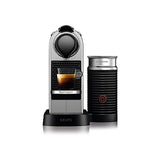 Krups Nespresso Citiz & Milk XN761B - Cafetera de cápsulas monodosis, con 19 bares de presión, thermoblock, capacidad 1L, función automática, con Aeroccino, color Plata, incluye pack de bienvenida
