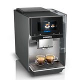 SIEMENS - Cafetera superautomática, EQ700, iSelect Display, coffeeWorld, con preparación en frío y preparación lenta, espumador de leche, Home Connect, gris, TP715R01