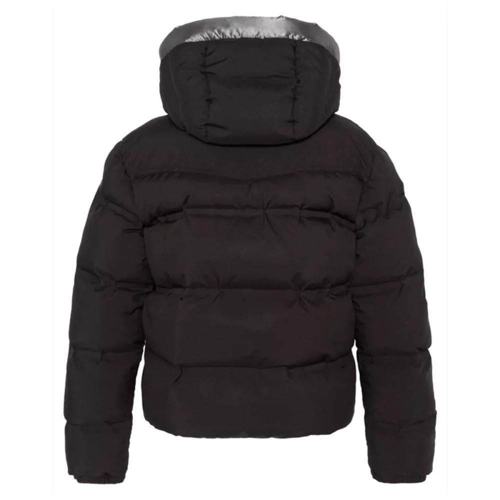 Schott NYC Brittanyw Chaqueta, Negro, L para Mujer