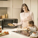 LG MH7235GPS - Microondas con Grill 2 en 1, 32L, Smart Inverter 1200 W, Panel Táctil y Giratorio, Cocina Rápida y Uniforme, Display LED, Easy Clan, Ahorro Energético, Negro
