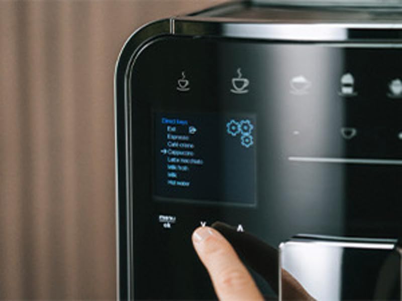 Melitta Barista T Smart F830-101, Cafetera Superautomática con Molinillo Silencioso, App Connect, Pantalla Táctil, 18 Recetas, 15 Bares, 1.8 l, Plata