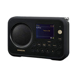 Sangean DAB + radio portátil DPR-76 FM recargable Negro