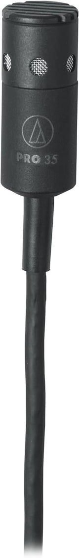 Audio-Technica PRO35 Micrófono de Condensador Cardioide con Clip para Instrumento Negro