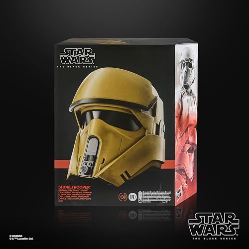 Star Wars The Black Series, Shoretrooper, Casco electrónico Premium para Adultos