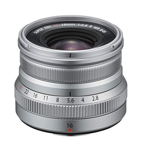 Fujifilm FUJINON XF 16 mm F2.8 R WR, Color Plateado