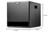 Alto Professional TX212S - subwoofer Activo 12" 900W con DSP, selector para Altavoz PA complementario y Amplificador de Clase D, sin sobrecargas, Negro