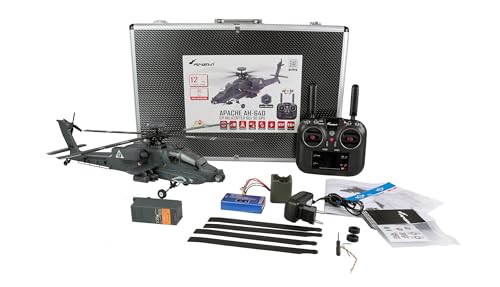 Amewi Apache AH-64D CP Helicóptero 6G/3D GPS RTF RC teledirigido Heli Helicóptero Heli Verde Oliva