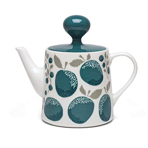 Littlephant 1340 Tetera de Porcelana (1,4 L), Color Blanco y Azul
