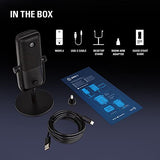 Elgato Wave:3 - Micrófono condensador USB profesional prémium para streaming, podcasts, juegos, oficina en casa, software mezclador gratis, plugins de efectos, antidistorsión, plug n play, Mac, PC
