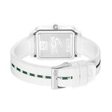 Lacoste Reloj Analógico de Cuarzo para Hombre Colección LACOSTE.12.12 Studio con Correa de Silicona Blanca - 2011251