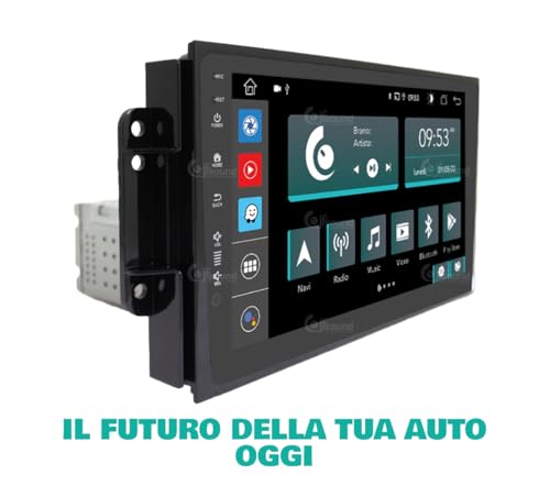 Radio de Coche para DR 3 Android GPS Bluetooth WiFi USB Dab+ Touchscreen 9" 8core Carplay AndroidAuto