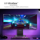 LG 34GS95QE-B - Monitor Gaming Ultragear Curvo, 34", OLED WQHD (3440 x 1440), Curvatura 800R, 240 Hz, 0.03 ms, AMD FreeSync Premium Pro, Acabado Anti-Glare, Negro