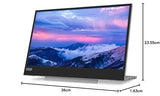 Lenovo L15 Monitor Portátil, Pantalla 15.6" FullHD IPS, 1920x1080, 60Hz, 6ms, Entrada 2 x USB-C, Cable USB-C a USB-C, Ajustable en Inclinación, Gris