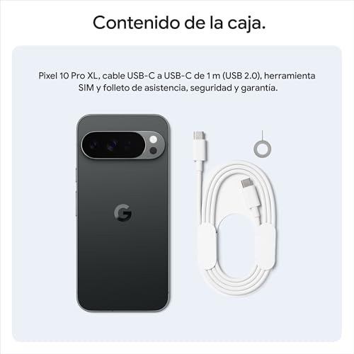 Google Pixel 10 Pro XL - Smartphone Android Libre con Gemini, Triple cámara Trasera, batería de más de 24 Horas y Pantalla Super Actua de 6,8" - Porcelana, 512GB