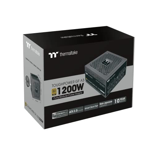 Thermaltake Toughpower GF A3 1200W Oro | Totalmente Modular | ATX 3.0 | PCIe de 5.ª generación