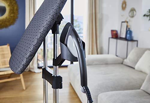 Calor Ixeo+ - Plancha de ropa, todo en uno, tabla Smart Board integrada de 3 posiciones, plancha de vapor, vapor, vapor, tecnología Twin Boiler, presión de la bomba de 5 bares, Ultra-ligero QT1510C0