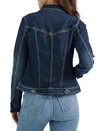 Wrangler Authentics Women's Denim Jacket, Drenched, Large