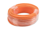 DIGITUS 100 m de Cable de red Cat 7, S-FTP (PiMF) Dúplex, BauPVO Dca, LSZH Libre de Halógenos, 1200 MHz Copper AWG 23/1, Compatible con PoE+, Cable LAN Cable Ethernet, Naranja