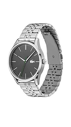 Lacoste Reloj Analógico de Cuarzo para Hombre Colección Vienna con Correa de Acero Inoxidable Plateada - 2011073