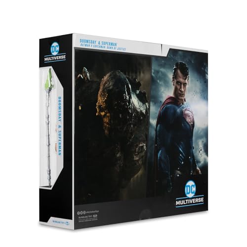 McFarlane DC Multiverse Doomsday & Superman - Juego de 2 Figuras de acción (Batman V Superman: Dawn of Justice)