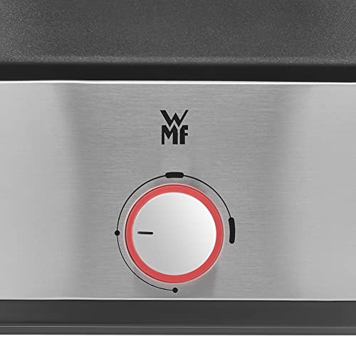 WMF Lono Hot Pot & Steamer, olla eléctrica versátil 1750 W, Negro, Acabados de Acero Inoxidable de Cromargan