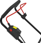 Güde Cortacésped con batería RM 36-402-30.37 (36 V (2 x 18 V) sin escobillas, corte de 370 mm, altura de corte de 6 niveles, saco de recolección de hierba de 35 l, cuña para mantillo, incluye 2
