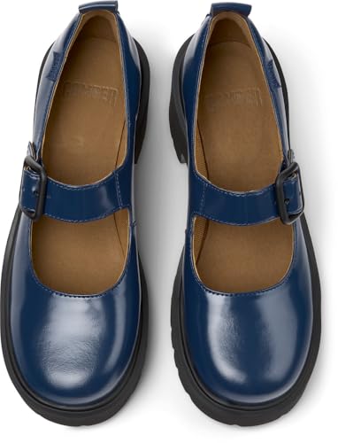 Camper Milah K201681, Mary Jane Mujer, Azul Oscuro 006, 40 EU