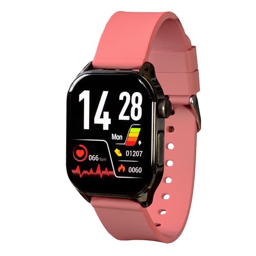 Knauermann Pro 3 (2024) Negro – Reloj Sanitario Inteligente con función telefónica – sensores OSRAM – función ECG + HRV – BT Bluetooth – apnea del sueño – presión Arterial – Correa de Silicona,