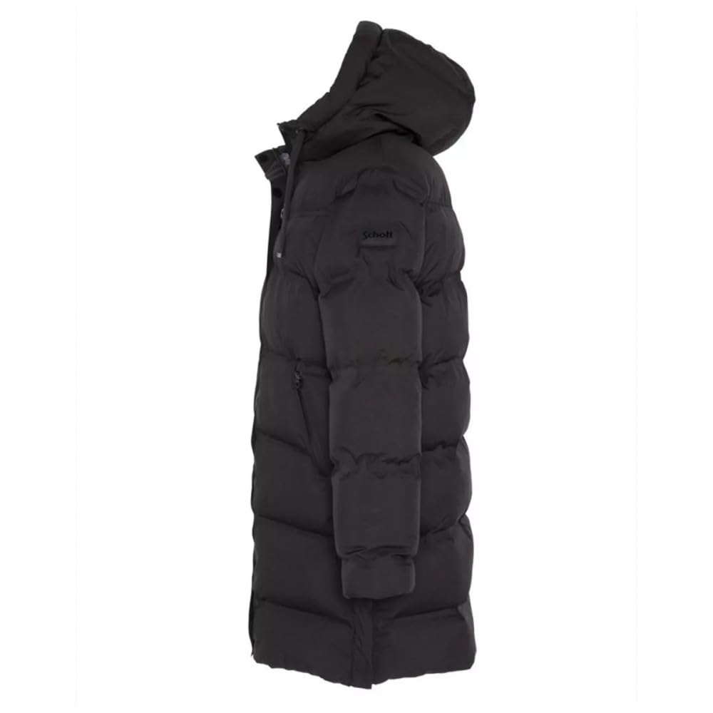 Schott NYC Brittany2w Chaqueta, Negro, M para Mujer